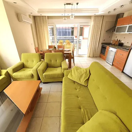Large Sunny With Swimming Pool, 300 Meters From The Sea 公寓 阿拉尼亚
